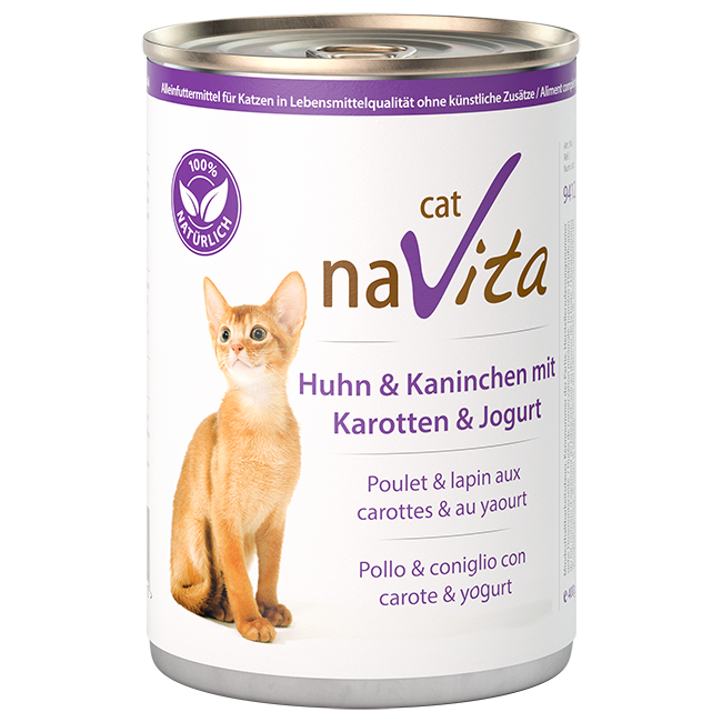 Huhn & Kaninchen mit Rübli & Joghurt 400g